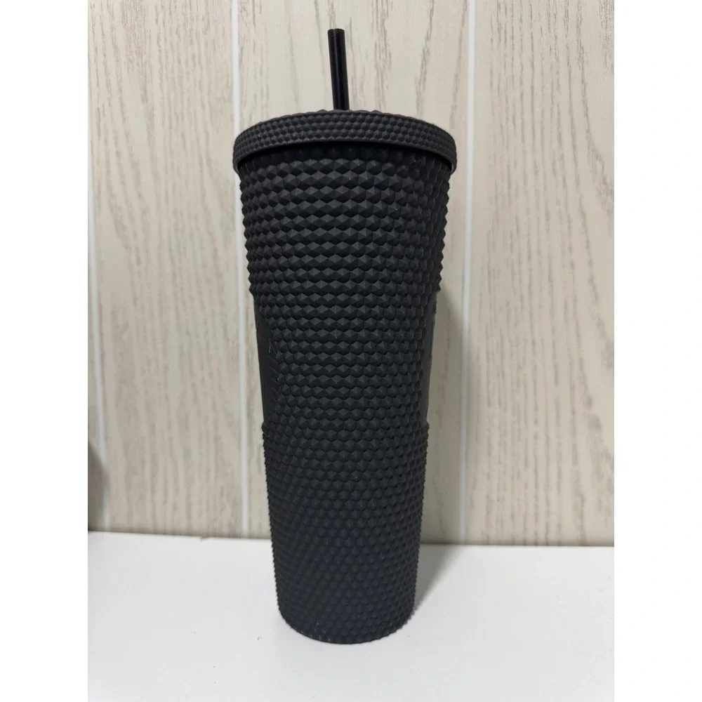 Starbucks Disney World 50th Anniversary Matte Black Studded Tumbler 24oz Cup